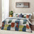 Front - Hoem Siresa Geometric Duvet Cover Set