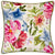 Front - Wylder Nectar Garden Petunia Piped Velvet Floral Cushion Cover