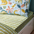 Front - Little Furn Little Dinos Scandi Fitted Sheet