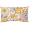 Front - Wylder Chrysantha Embroidered Floral Cushion Cover