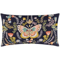 Front - Wylder Mirrored Embroidered Butterfly Cushion Cover