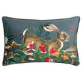 Front - Wylder Nature Wild Gardens Velvet Hare Cushion Cover