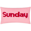 Front - Furn Sunday Embroidered Cushion Cover