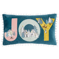 Front - Furn Joy Velvet Village Cushion Cover