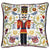 Front - Furn Classic Embroidered Nutcracker Christmas Cushion Cover