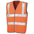 Front - SAFE-GUARD by Result Mens Safety Hi-Vis Vest