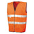 Front - SAFE-GUARD by Result Unisex Adult Motorist Safety Vest Top