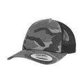 Front - Flexfit Camo Trucker Cap