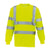 Front - Yoko Unisex Adult High-Vis Long-Sleeved T-Shirt