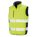 Front - SAFE-GUARD by Result Mens Reversible Soft Padded Gilet