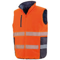 Front - SAFE-GUARD by Result Mens Reversible Gilet