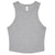 Front - Bella + Canvas Womens/Ladies Heather Micro-Rib Racerback Tank Top