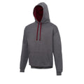 Front - Awdis Varsity Hooded Sweatshirt / Hoodie