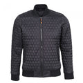 Front - 2786 Womens/Ladies Quilted Zip Up Flight Jacket