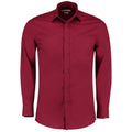 Front - Kustom Kit Mens Long Sleeve Poplin Shirt