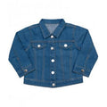 Front - Babybugz Baby Rocks Denim Jacket