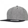 Front - Flexfit By Yupoong Unisex Melange Solid Snapback Cap