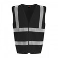 Front - PRO RTX Unisex Adult Sleeveless Hi-Vis Vest