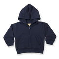 Front - Larkwood Baby/Kids Zip Through Hooded Sweatshirt / Hoodie