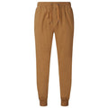 Camel - Front - Asquith & Fox Mens Twill Jogging Bottoms