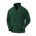 Forest Green - Front - Result Genuine Recycled Mens Microfleece Jacket