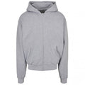 Front - Build Your Brand Mens Ultra Heavyweight Full Zip Hoodie