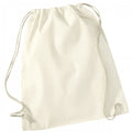 Front - Westford Mill Recycled Cotton Drawstring Bag