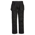 Deep Navy-Black - Front - Portwest Mens WX2 Cargo Trousers