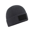 Front - Beechfield Unisex Adult Fashion Patch Beanie