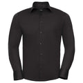 Front - Russell Collection Mens Easy-Care Fitted Long-Sleeved Shirt