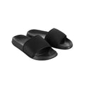 Jet Black - Front - AWDis Cool Unisex Adult Sliders