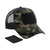 Front - Beechfield Camo Snapback Trucker Cap