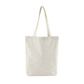 Front - Westford Mill Striped Organic Cotton Tote Bag