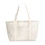 Front - Westford Mill Striped Organic Cotton Shopper Bag