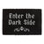 Front - Something Different Enter The Dark Side Coir Door Mat