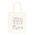 Front - Something Different Full Of Crystals Cotton Tote Bag