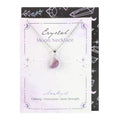 Front - Something Different Amethyst Crystal Moon Necklace & Card Set