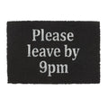 Front - Something Different Please Leave By 9pm Door Mat