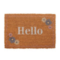 Front - Something Different Floral Hello Door Mat