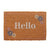 Front - Something Different Floral Hello Door Mat