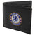 Front - Chelsea FC Mens Official Leather Wallet With Embroidered Football Crest