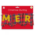 Front - Giftmaker Merry Christmas Fabric Christmas Bunting