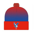 Red-Blue - Front - Crystal Palace FC Bobble Knitted Cuffed Beanie