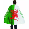 Front - Amscan Unisex Adult Welsh Flag Cape (Pack of 6)