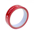 Red-White - Front - Eurowrap Printed Christmas Gift Tape