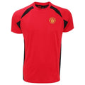 Front - Manchester United FC Boys Panel T-Shirt