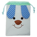 Front - Childrens/Kids 3D Animal Design Drawstring Lunch Bag