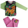 Front - The Lion King Girls Long Pyjama Set