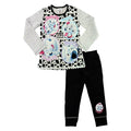 Front - 101 Dalmatians Girls Puppies Long Pyjama Set