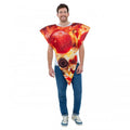 Front - Smiffys Unisex Adult Pizza Costume Poncho